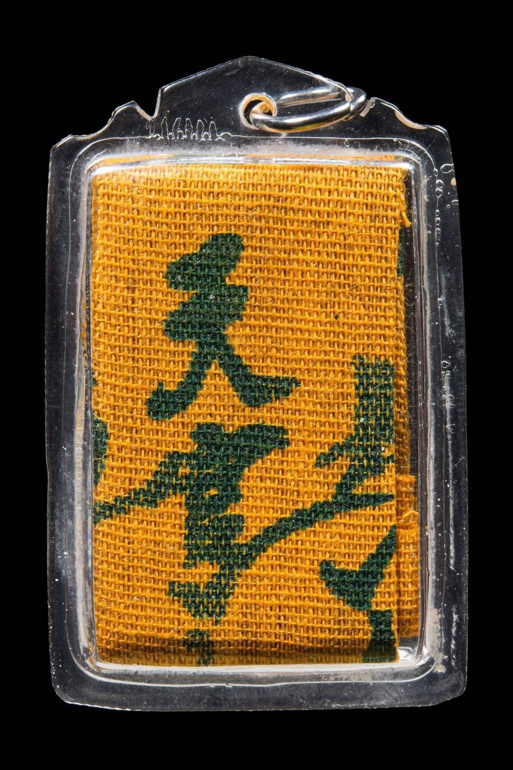 (296268) ผ้ายันต์ฟ้าประทานพร  หางยาว เซียนแปะโรงสี  ปี 2519 จ.ปทุมธานี 