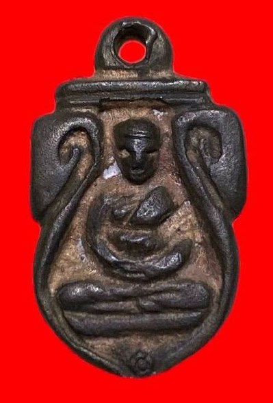 307282 เหรียญหล่อหลวงพ่อไปล่  วัดกำแพง ก้นแมงดา  รุ่น2 เนื้อนวะ ปี 2539 กทม.