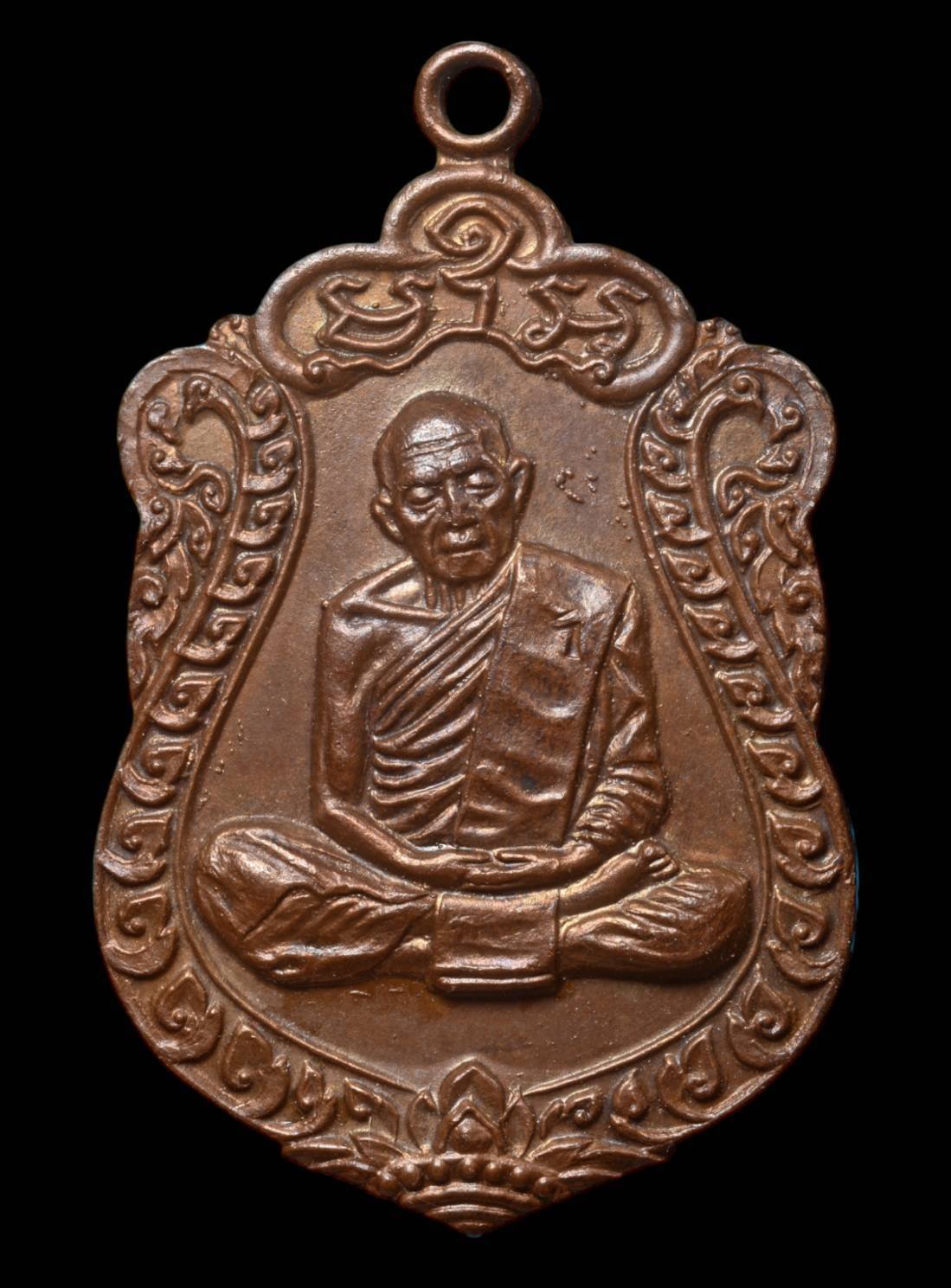 301060 เหรียญเสมาหลวงปู่ทิม รุ่น 8รอบ โค๊ตอุ เนื้อทองแดง พ.ศ.2518 วัดละหารไร่ จังหวัด:ระยอง