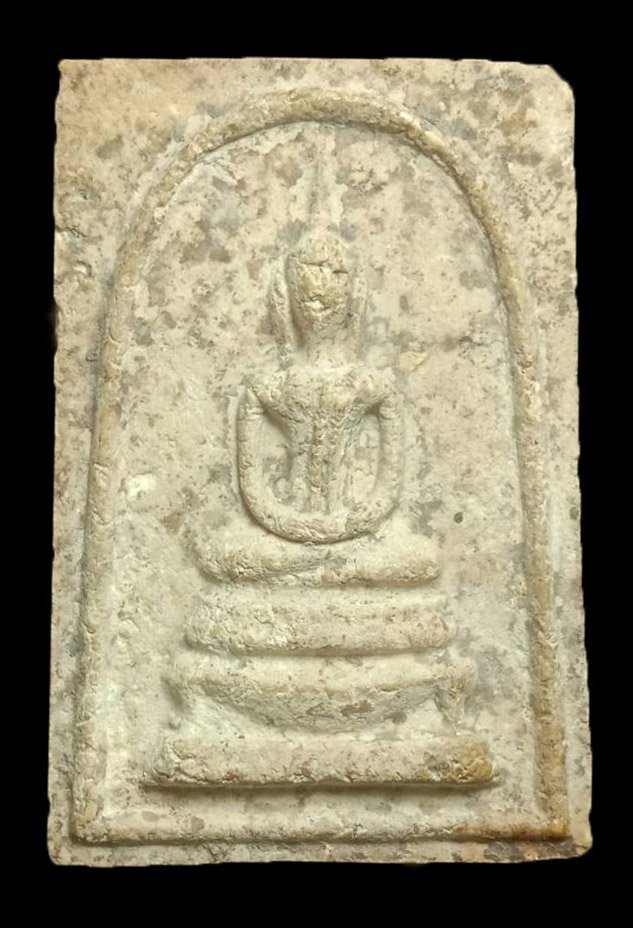  301095 พระสมเด็จปรกโพธิ์ หลังยันต์.มินะนะ ปี2519 เนื้อผงพุทธคุณ หลวงพ่อกวย  วัดโฆสิตาราม จ.ชัยนาท
