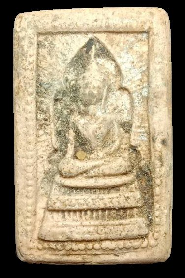 301465 พระสมเด็จแหวกม่าน กรุ.ต้นพิกุล ปี2490 เนื้อน้ำมัน ล.พ.กวย วัดโฆสิตาราม จ.ชัยนาท