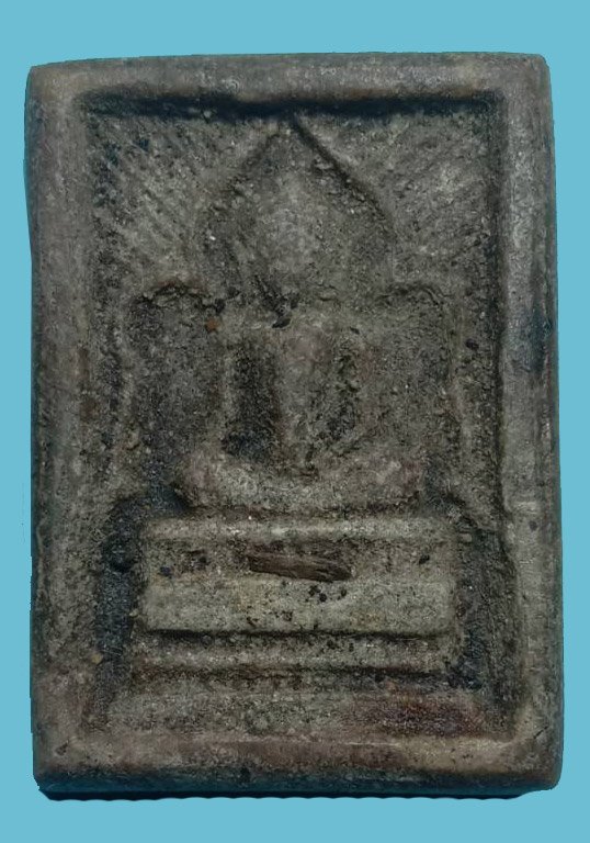 302165 พระสมเด็จแหวกม่าน กรุ.ต้นพิกุล ปี2490 เนื้อน้ำมัน ล.พ.กวย วัดโฆสิตาราม จ.ชัยนาท