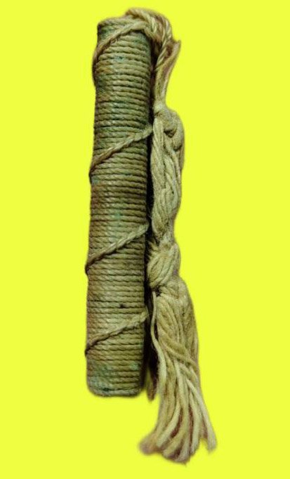302222 ตะกรุดสาริกามหารูด หลวงพ่อจง เนื้อทองแดง ปี2490-2500 วัดหน้าต่างนอก  จ.อยุธยา