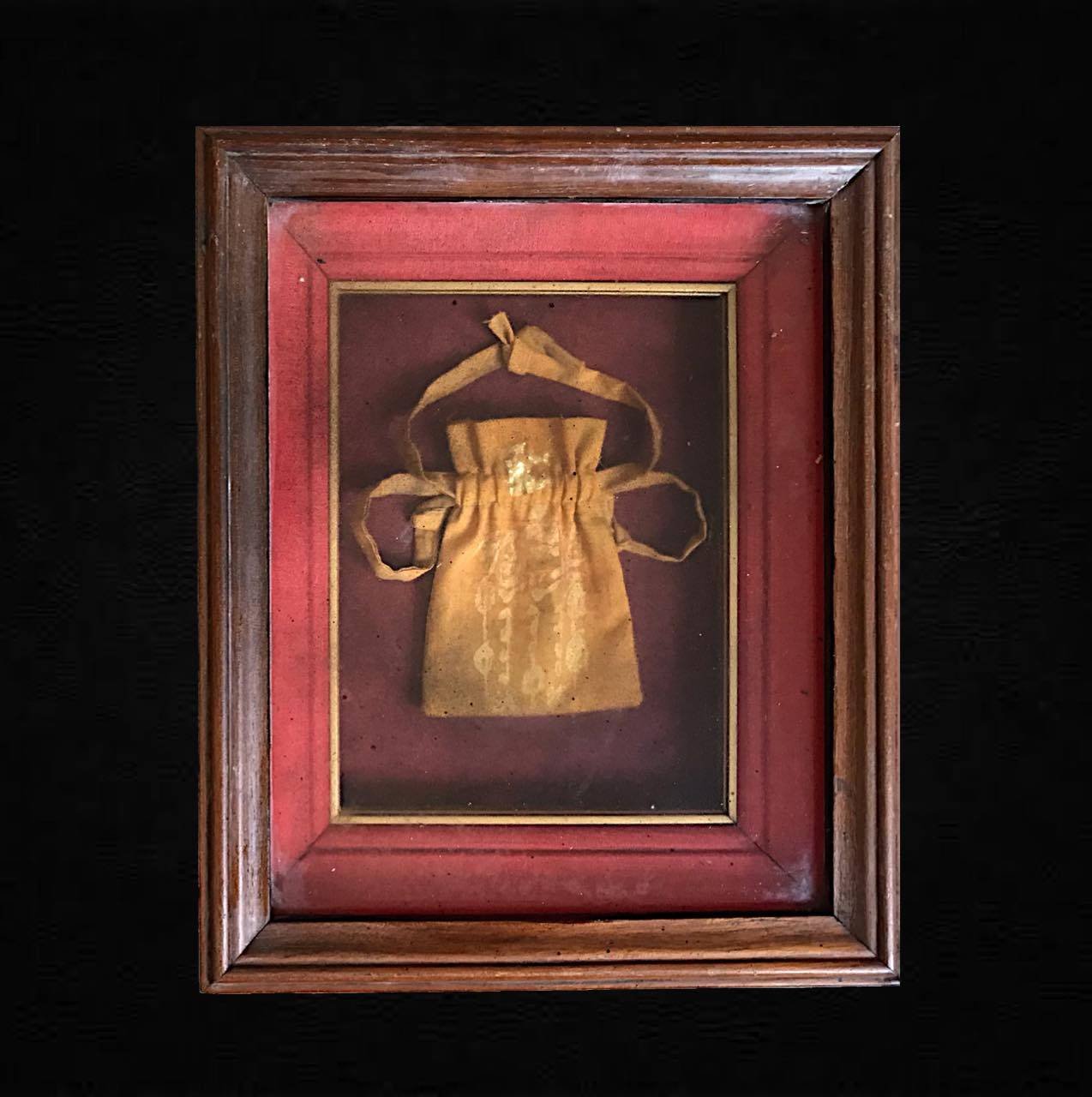 302822 ถุงเงินถุงทอง​เซียนแปะโรงสี  โง้วกิมโคย ปี พ.ศ.2519 จารมือ​อาแปะโรงสี  วัดศาลเจ้า จ.ปทุมธานี 