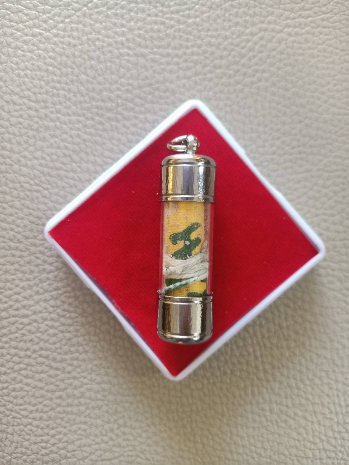 296615 ตะกรุดยันต์ฟ้าประทานเซียนแปะโรงสี วัดศาลเจ้า ปีพศ 2520 จังหวัดปทุมธานี 