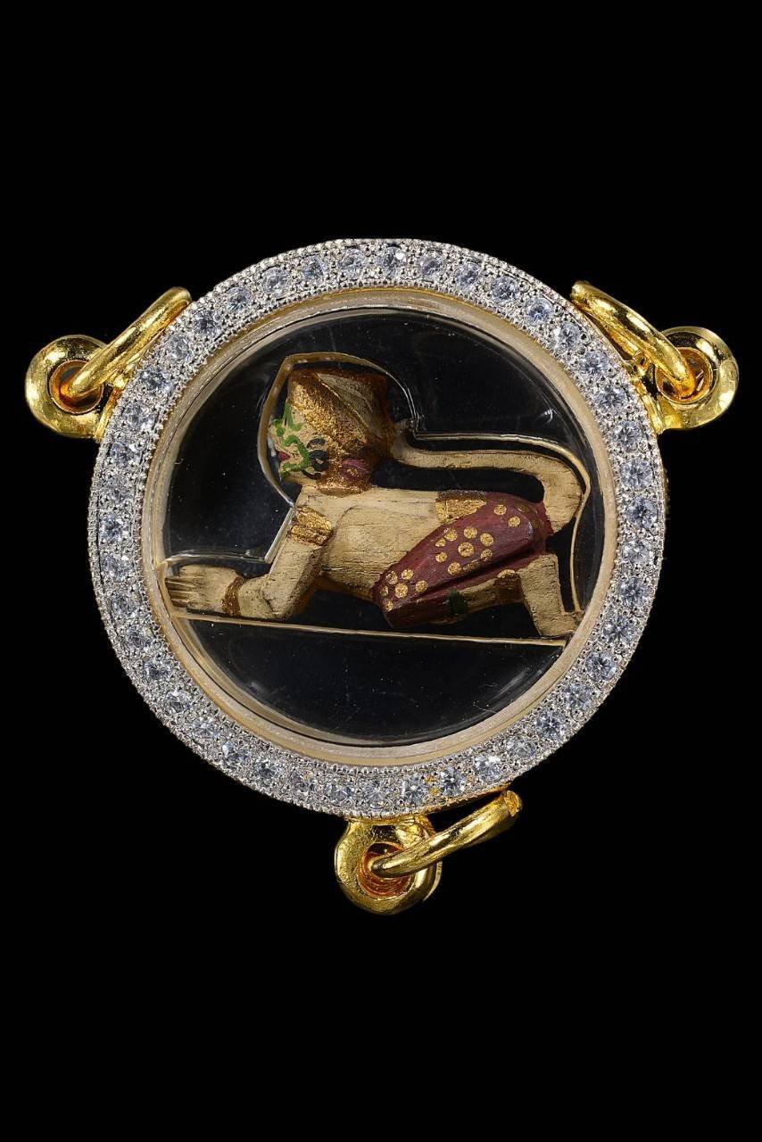 302933 หนุมาน ถวายบังโคม  หลวงปู่บุญ  วัดกลางบางแก้ว  จังหวัดนครปฐม