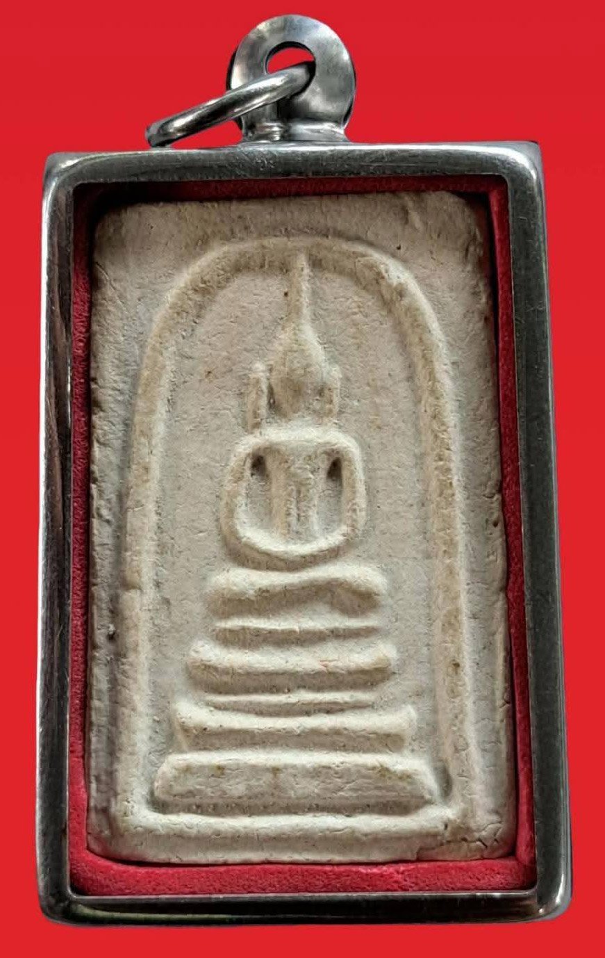 308803 พระสมเด็จพิมพ์ฐานแซม วัดใหม่อมรตรส (บางขุนพรหม) ปี2509 กทม.