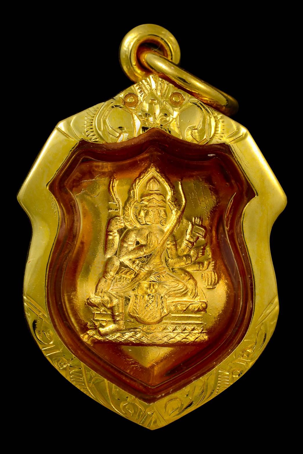  296524 เหรียญหลวงปู่บุญ สุสมโณ วัดบ้านนา   เนื้อทองคำ รุ่น อายุ89ปี พ. ศ. 2537 จังหวัดระยอง 