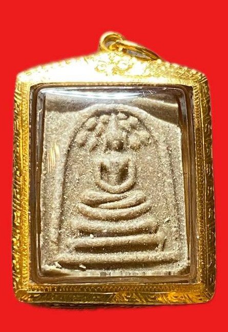  309193 หลวงปู่โต๊ะ  วัดประดู่ฉิมพลี  สมเด็จคะแนน พิมพ์หลังยันต์ตื้น  ปี2521 เนื้อเกสร กทม.