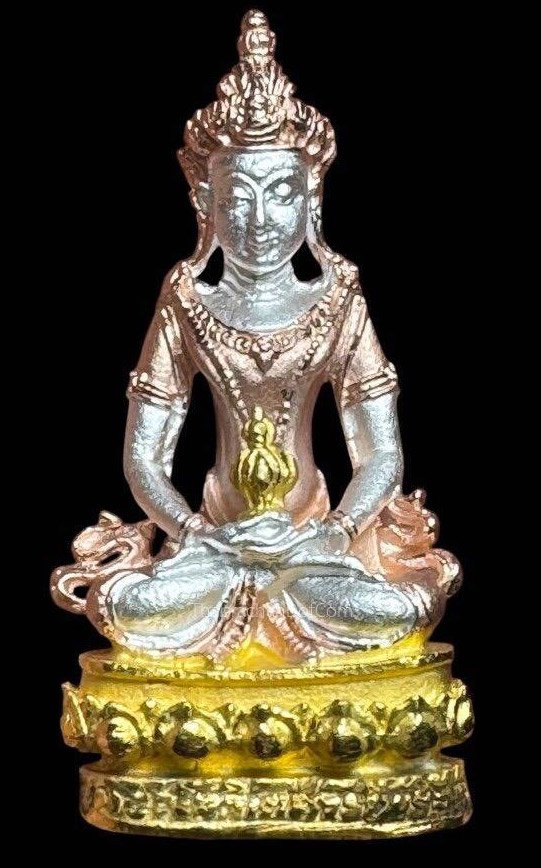 309209 พระกริ่งอวโลกิเตศวร เนื้อนวะ 3K วัดเขากง  ปี2543 จ.นราธิวาส