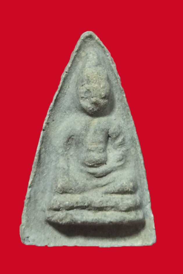 303292 พระพุทโธน้อย คุณแม่บุญเรือน รุ่นแรก พิมพ์เล็ก เนื้อผง ปี 2494