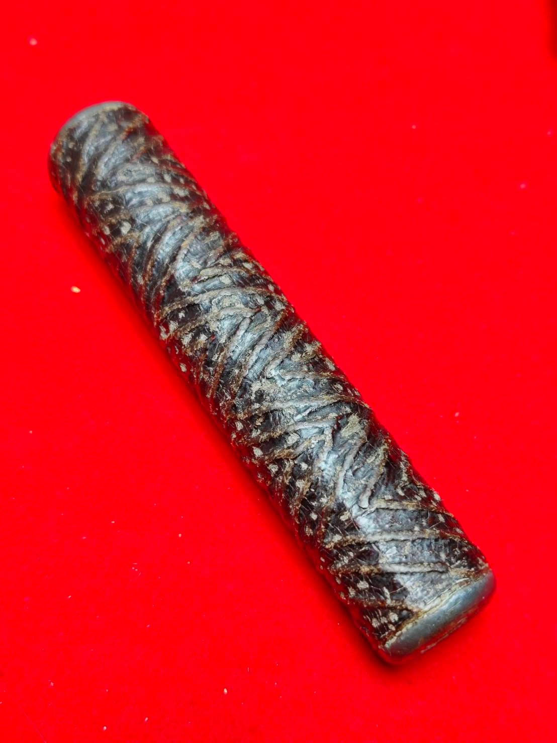 303316 ตะกรุดคู่ชีวิต หลวงพ่อเงิน  วัดบางคลาน  เนื้อตะกั่วแกนทองแดง  พุทธศักราช 2448 - 2460  (นิยม) จ.พิจิตร