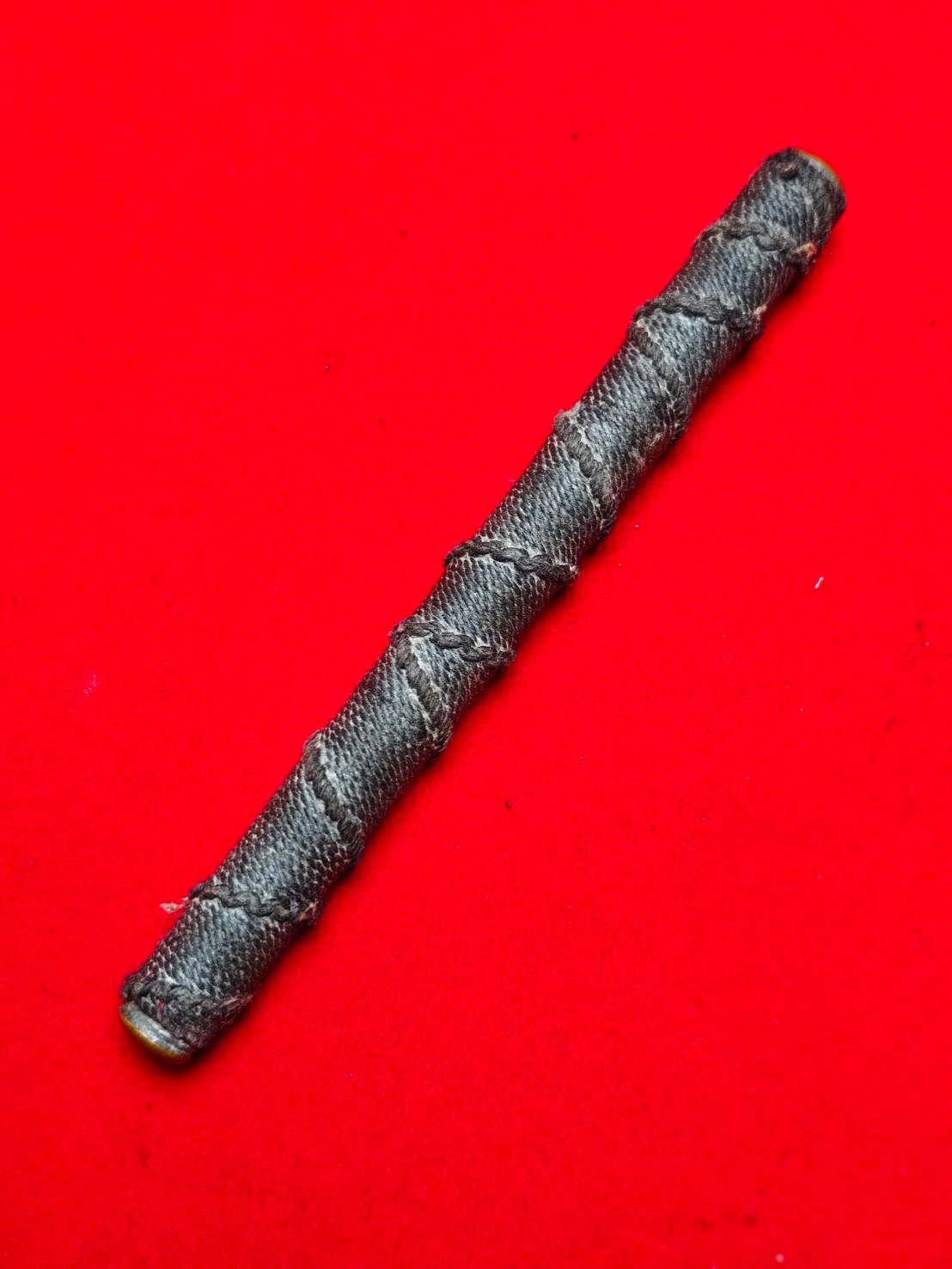 303444 ตะกรุดโทน หลวงพ่อเตียง  เนื้อทองแดง  พุทธศักราช 2495 - 2520  วัดเขารูปช้าง จ.พิจิตร 