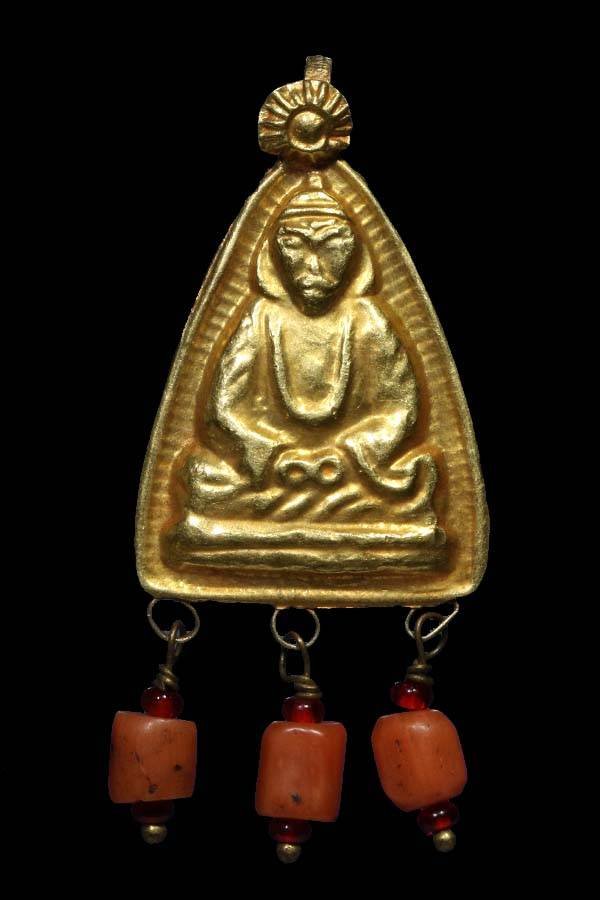 296597 เหรียญบุทองคำ ปี 2500 หลวงพ่อบ๋าวเอิง วัดญวนสะพานขาว พิมพ์รูปเหมือน กทม.