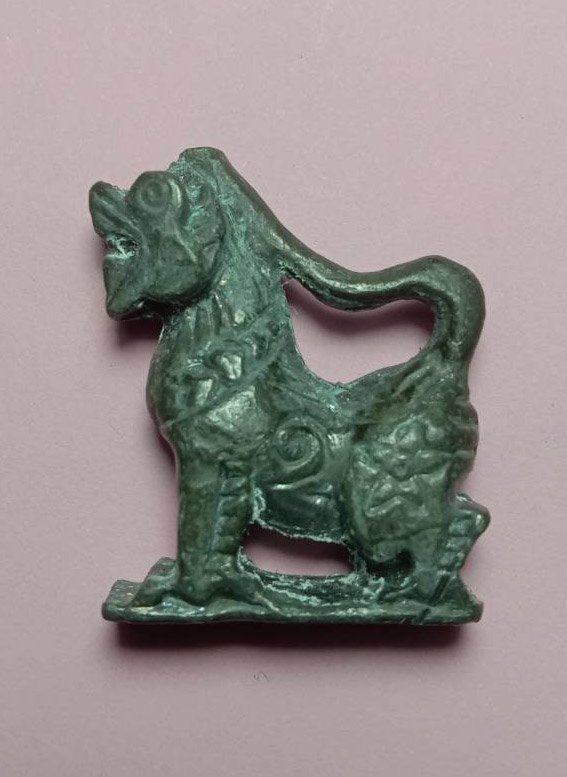 303467 สิงห์หล่อคอยาว  ก้นดอกจันทร์ หลวงพ่อกวย  วัดโฆสิตาราม  จ.ชัยนาท