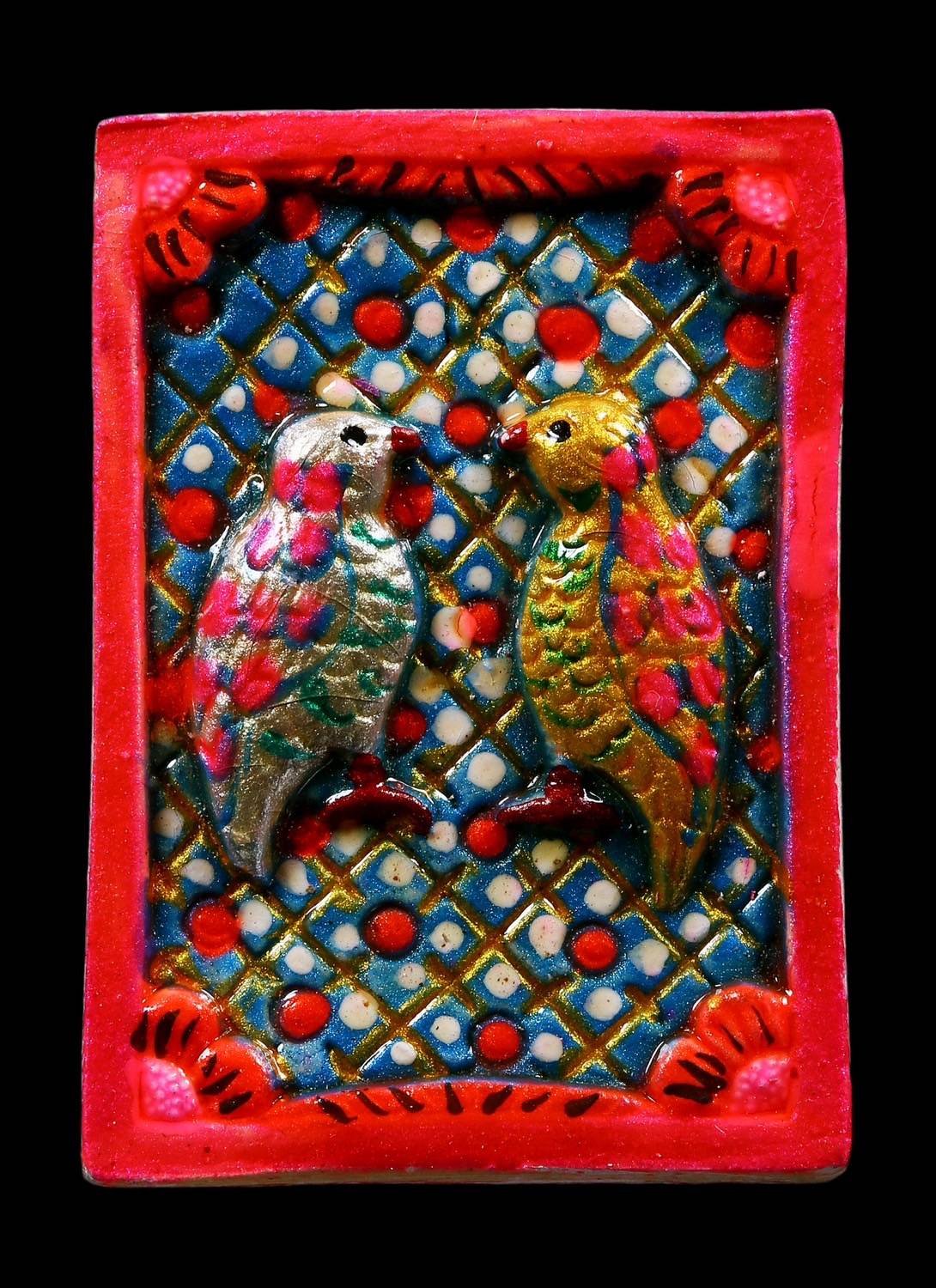 303533 พระผง สาริกา  หลวงพ่อคูณ ปี 2536  วัดบ้านไร่ จังหวัด นครราชสีมา