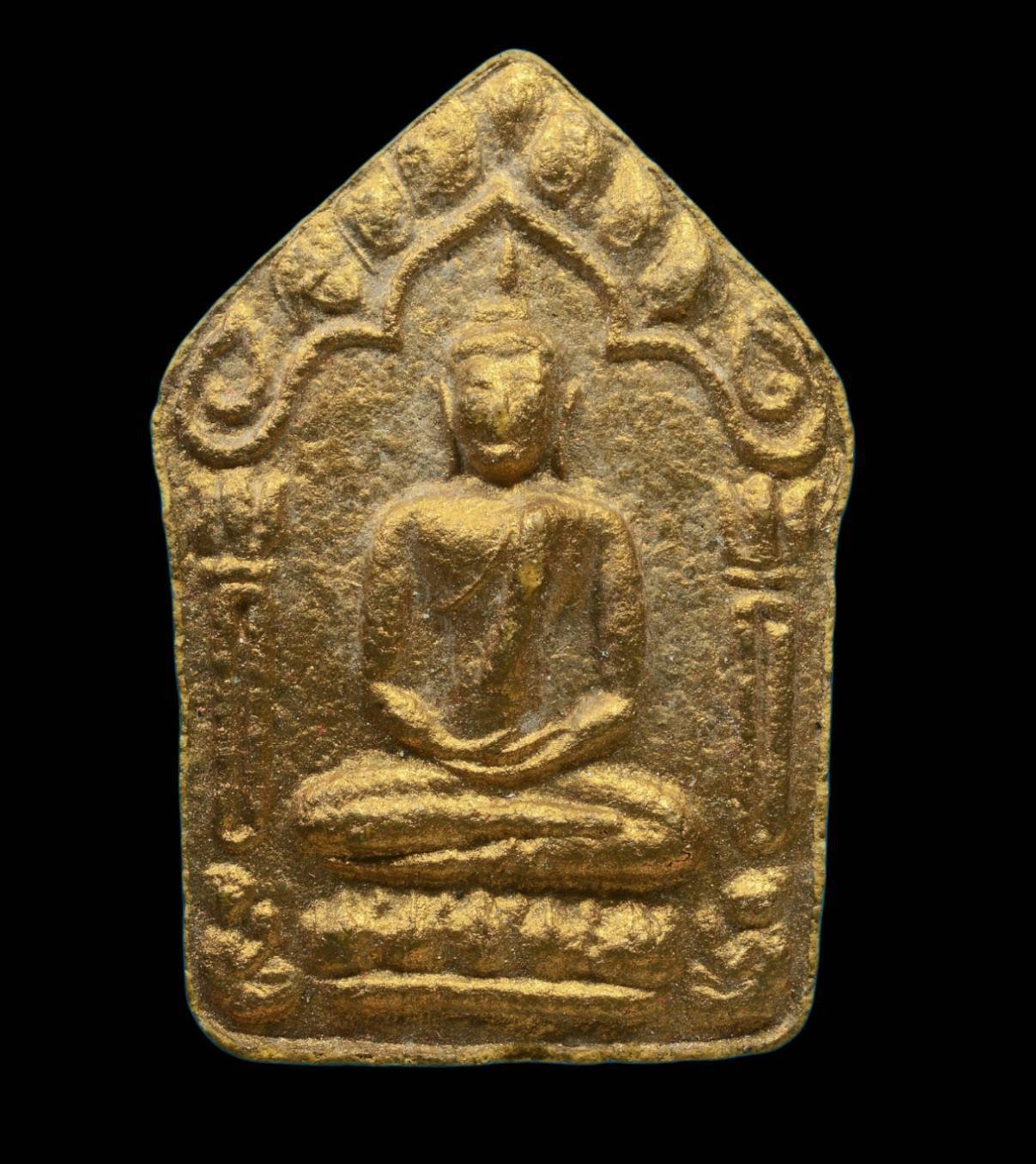 296650 พระลพ. ปาน วัดบางนมโค พิมพ์เม่นอ้วน เนื้อดิน (ลพ. ฤาษีลิงดำ  วัดท่าซุง ปลุกเสก)  ปี2496 จังหวัดอุทัยธานี
