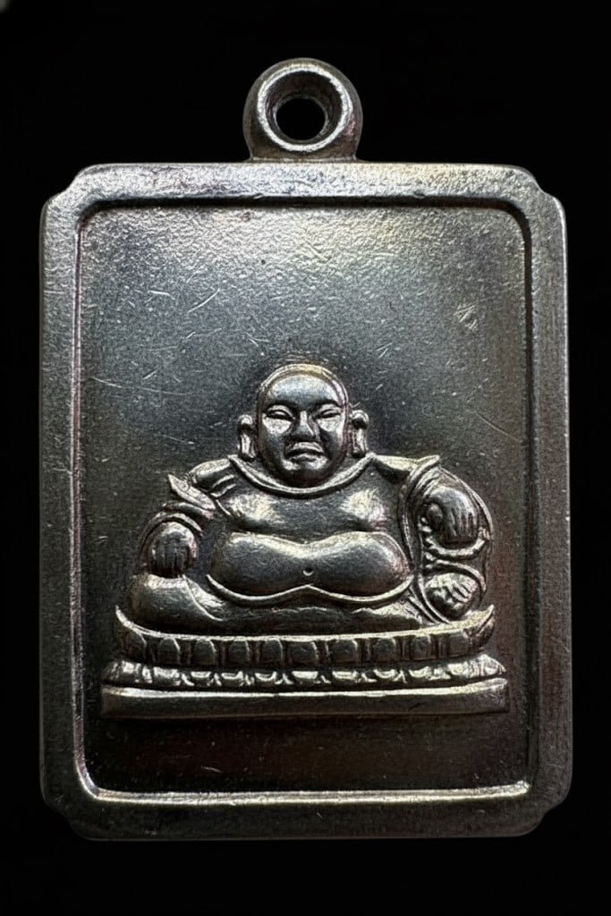 306519 เหรียญพระสังกัจจายน์  โรงเจตลาดพลู  เนื้อทองแดงกะไหล่ทอง  พ.ศ 2495 กทม.