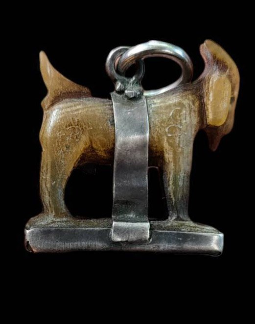 303880 แพะหลวงพ่อลัด  เนื้อเขาควายเผือก พุทธศักราช2520-2530 วัดหนองกระบอก จ.ระยอง