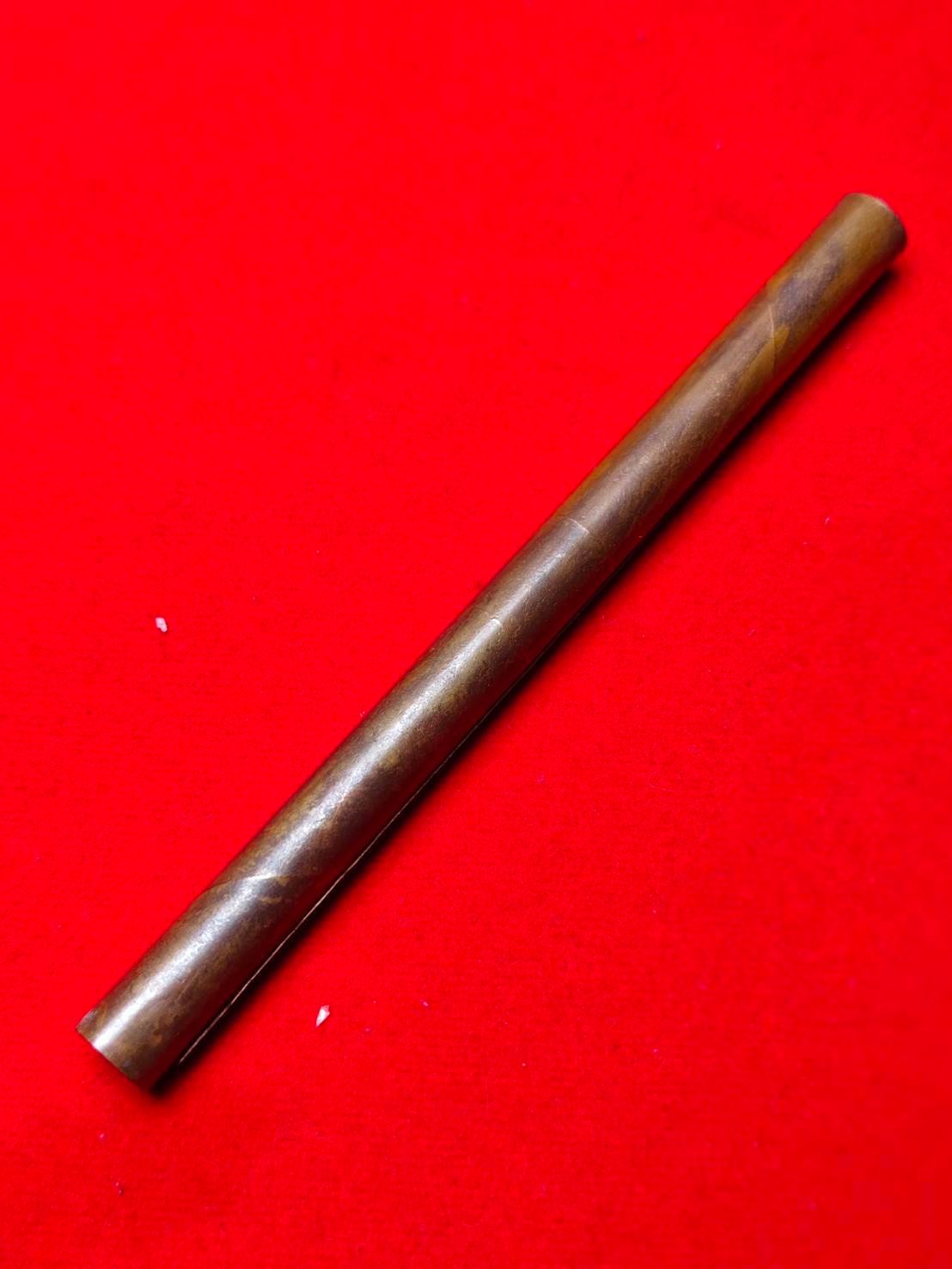 303898 ตะกรุดหนุนดวง คู่วิรุณจำบัง   เนื้อทองแดง  สร้างปี 2515-2521  หลวงพ่อกวย วัดโฆสิตาราม  (บ้านแค) จ.ชัยนาท 