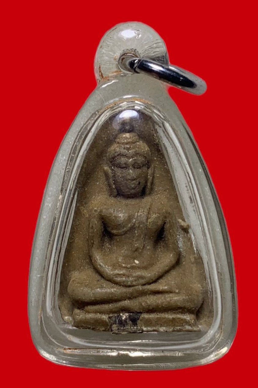 307428 หลวงปู่โต๊ะ  วัดประดู่ฉิมพลี พระผงของขวัญ  ฝังตะกรุด ปี2521  เนื้อเกสร กทม.