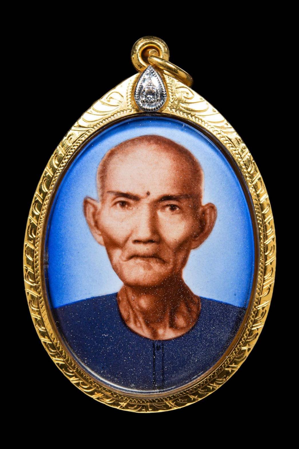 (295886) ผ้ายันต์ฟ้าประทา ผืนใหญ่ 10กา ดวง เซียนแปะโรงสี  ปี 2519 จ.ปทุมธานี
