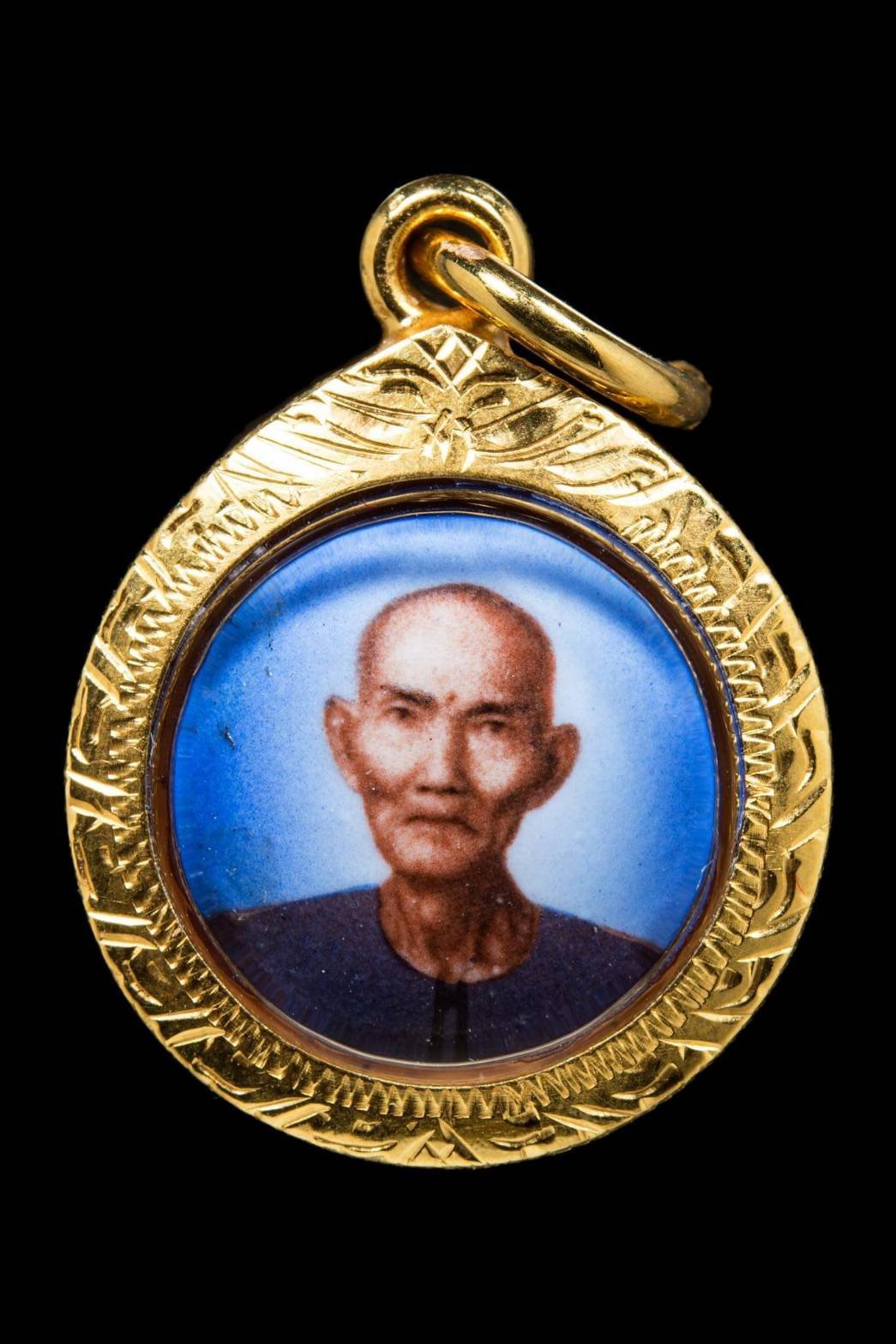 296877 ผ้ายันต์ฟ้าประทานพร  10กา 2วน หางยาว  บล็อกนิยม (ตลาดน้อย)  เยาวราช ปี2519  วัดศาลเจ้าจังหวัดปทุมธานี 