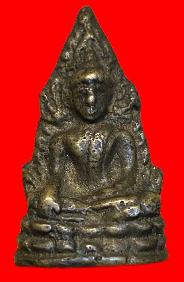 307467 พระพุทธชินราชอินโดจีน  พิมพ์ต้อ ปี2485  เนื้อโลหะผสม  วัดสุทัศน์เทพวราราม กทม. 