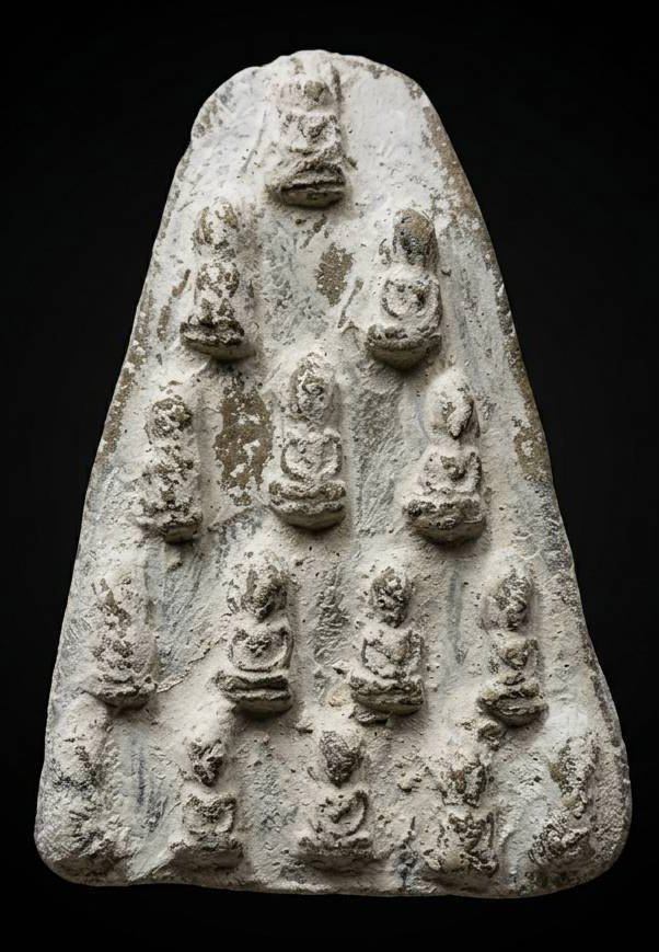 307485 พระแผงนาดูนตัด เนื้อดิน ประมาณพุทธศตวรรษ 12-16 กรุนาดูน จ.มหาสารคาม