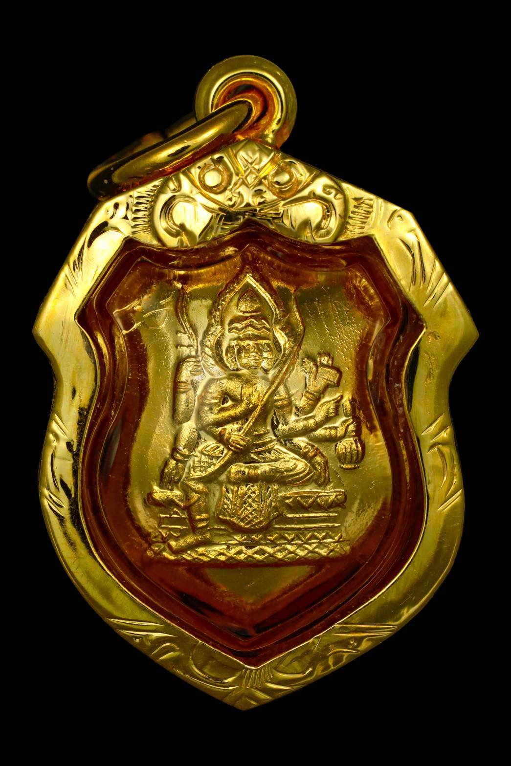 297327 เหรียญพระพรหม อาร์มเล็ก หลวงปู่สีห์ วัดสะแกทองคำ (บล็อกแรก)ปี 23  จังหวัดอยุธยา